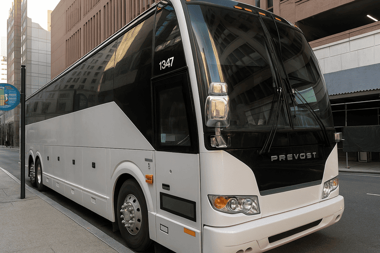a Twin Falls Charter Bus coach bus