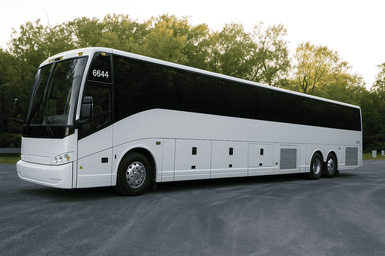 exterior of Twin Falls Charter Bus coach bus