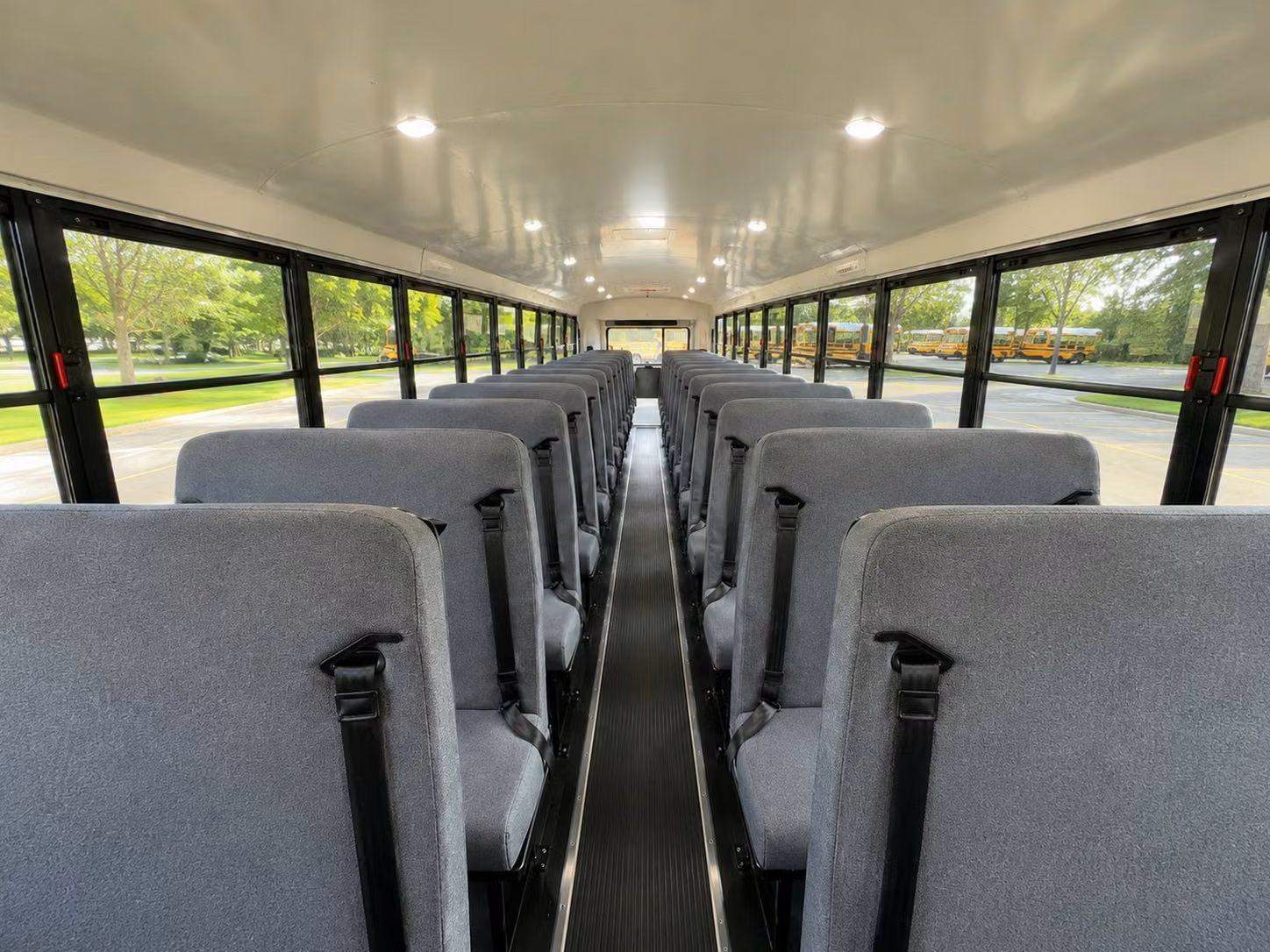 school bus interior
